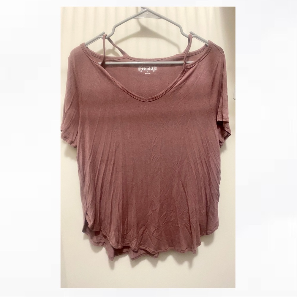 Mudd Cold Shoulder Top
